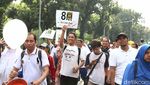 Foto: Senam dan Jalan Sehat PKS di Balai Kota Jakarta