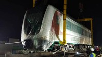 Depo di Kelapa Gading untuk menyimpan gerbong LRT Jakarta sendiri belum rampung dibangun. Istimewa/Jakpro.