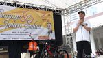 Foto: Senam dan Jalan Sehat PKS di Balai Kota Jakarta