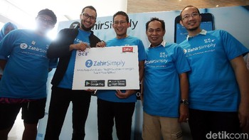 Pemprov DKI Jakarta resmikan kerja sama Zahir Simply sebagai aplikasi keuangan gerakan OK OCE di acara Pencanangan Zahir Simply sebagai Aplikasi Keuangan Gerakan OK OCE di Jakarta.