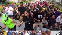 Annisa juga sempat belanja buah usai olahraga pagi di kawasan SCBD beberapa bulan lalu. “Kami menyempatkan membeli buah mangga yang menjadi kesukaan Aira dan suamiku,” tulis Annisa. Foto: Instagram annisayudhoyono