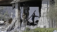 Serangan AS Cs salah satunya menyasar Pusat Penelitian ilmiah Suriah (Foto: LOUAI BESHARA/AFP)