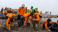 Kegiatan dimulai pukul 08.40 WIB dan merupakan acara puncak dari hari peduli sampah nasional tingkat provinsi.  (Eva Safitri/detikcom).