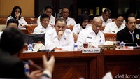 Rapat digelar di kompleks parlemen, Senayan, Jakarta, Senin (16/4/2018).