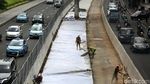 Penataan Jalan dan Trotoar Sudirman Dikebut