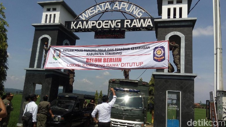 Melanggar Izin, Objek Wisata Kampoeng Rawa Ambarawa Ditutup Melanggar Izin, Objek Wisata Kampoeng Rawa Ambarawa Ditutup