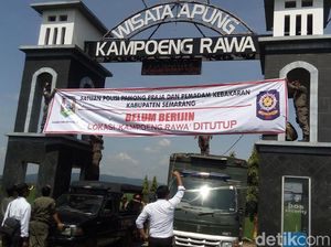 Melanggar Izin, Objek Wisata Kampoeng Rawa Ambarawa Ditutup