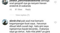 Keluh kesah siswa-siswa SMA ini kocak-kocak. Bahkan, ada keluhan yang bawa-bawa Wakanda, wilayah fiksional di film Black Panther.