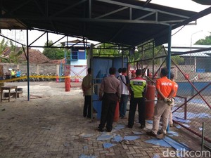 Alat Pengisi Gas di SPBE Kediri Meledak, 1 Orang Alami Luka Bakar