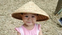 Belum bisa membaca, Velyn diajak belajar oleh orangtuanya sambil bermain. Pengguna media sosial banyak yang memuji Velyn.
