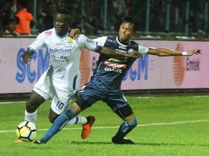 Start Buruk, Arema pun Tertahan di Dasar Klasemen Liga 1