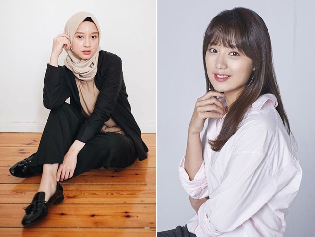 Youtuber berhijab Gita Savitri pernah viral karena wajahnya disebut banyak netizen mirip dengan artis Korea Kim Ji Won. Tak sedikit dari mereka menyebut Gitsav, sapaan akrab Gita Savitri sebagai Kim Ji Won versi syari. Foto: Instagram