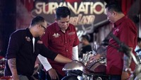 Tahun ini peserta yang mendaftar Custom Bike Contest tercatat ada sebanyak 110 peserta. Pool/Suryanation Motorland Battle 2018.