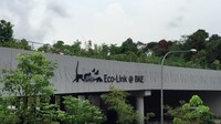 Jembatan ini memang dikhususkan untuk para hewan. Karena, dua taman yang dihubungkan tersebut berada membelah jalan tol (National Parks Singapore/Youtube)