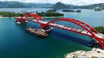 Megah! Jembatan Holtekamp di Atas Teluk Youtefa Papua