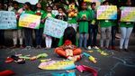 Foto: Demo Warga India Memprotes Maraknya Pemerkosaan Anak