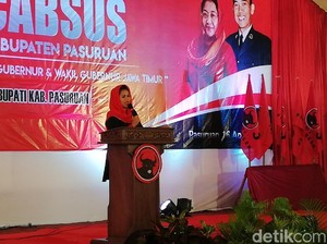 PDIP Pasuruan Janjikan Kemenangan 80 Persen untuk Gus Ipul-Puti