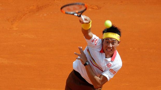 Kei Nishikori mengalahkan Tomas Berdych di babak pertama.