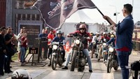 Pengunjung yang hadir tidak hanya dari kota Palembang tetapi juga dari beberapa daerah yang ada di sekitar seperti Pagar Alam, Lahat, dan Musi Banyuasin. Pool/Suryanation Motorland Battle 2018.