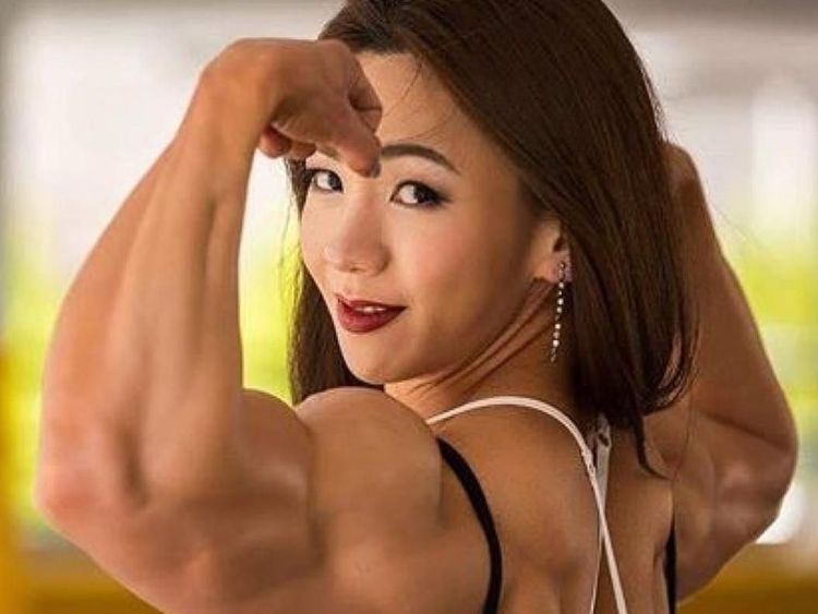 Kekar Abis! Begini Olahraganya Binaragawan Cantik dari Korea