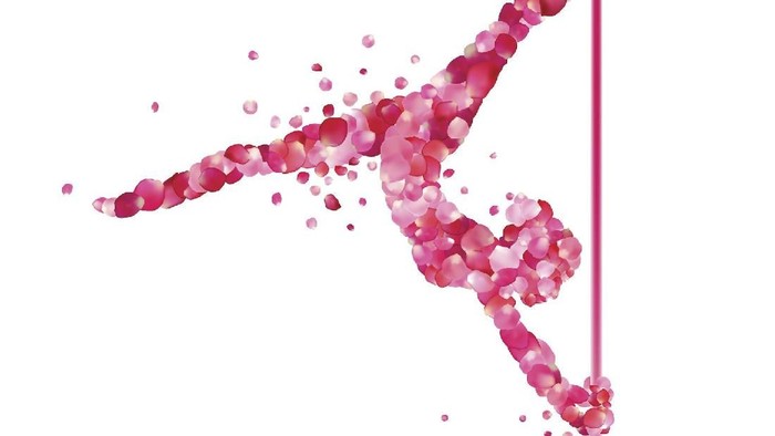 Ilustrasi pole dance Ilustrasi pole dance