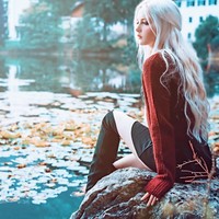 Lihat penampilannya di sini, Icy bak tokoh fantasy. Pantas saja jika banyak orang yang kagum dengan kecantikannya.  Foto: Instagram