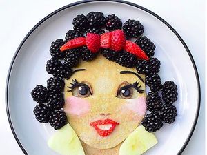 Lucu Banget! Saat Tokoh Kartun Favorit Anak Ada di Piring Makan