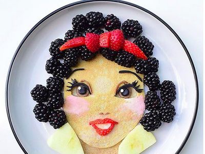 Lucu Banget! Saat Tokoh Kartun Favorit Anak Ada di Piring Makan