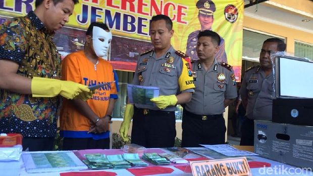 Polres Jember Tangkap Pembuat dan Pengedar Upal Pecahan Rp 20 ribu