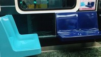 Kursi MRT di Taipei, Taiwan (Foto: Dok. acidcow.com)