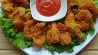 Kalau yang ini udang tempuranya pakai udang kecil-kecil. Tapi tampilannya tetap saja menggoda. Dimakan bareng nasi hangat siang ini enak juga. Foto: Instagram