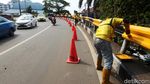 Foto: Pagar Flyover Senayan Dipercantik