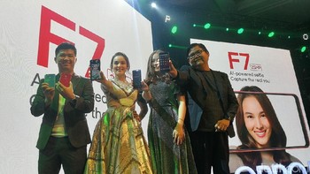 Untuk harga, F7 dijual dengan harga harga Rp 4.199.000. Sementara F7 128 dihargai Rp 5.499.000. Foto: detikINET/Muhammad Alif Goenawan