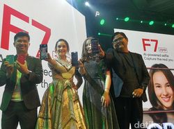 Keramaian Peluncuran Duo Oppo F7