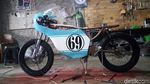 Gibran Rakabuming Modif Motornya Jadi Cafe Racer