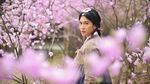 Pakai Hanbok di Korea, Tumben Kantung Mata Dian Sastro Terlihat?