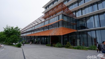 Markas Alibaba di Hangzhou sangat luas. (Foto: detikINET/Adi Fida Rahman)