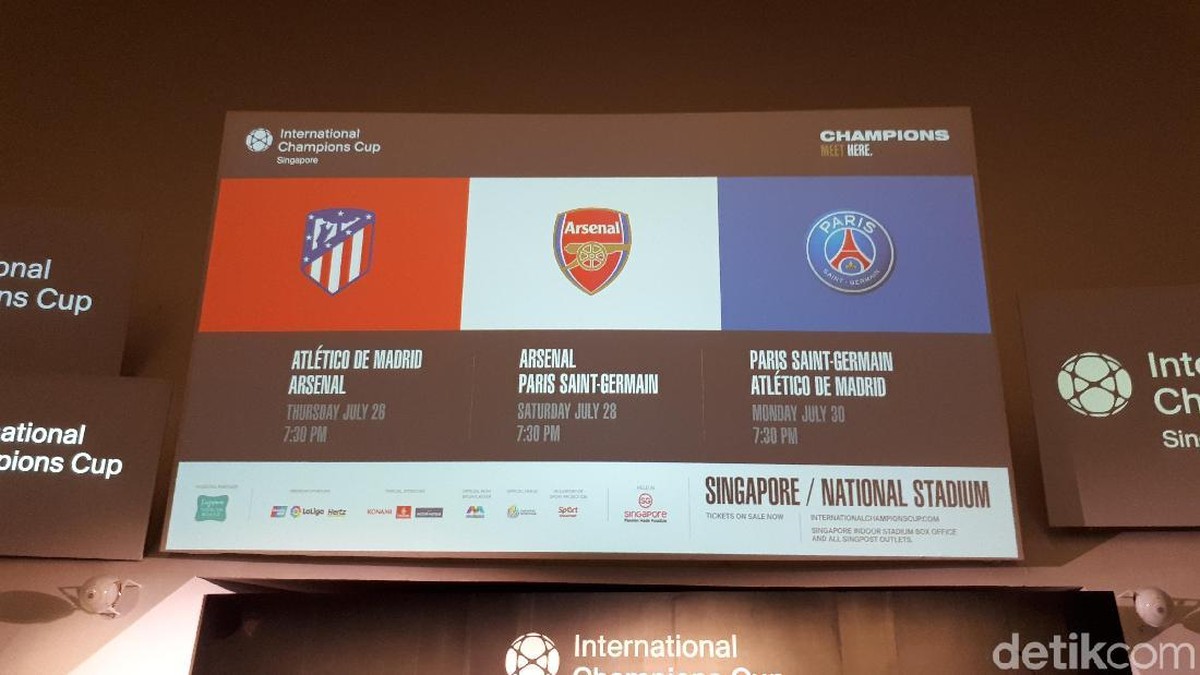 Jadwal International Champions Cup 2018 di Singapura telah dirilis (Foto: Rifqi Ardita Widianto/detikSport)