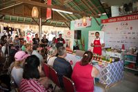 Chef Bara Pattiradjawane memeriahkan Ubud Food Festival 2018 melalui program Tantangan Pedas Sambal ABC (Foto: dok. ABC)