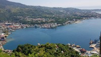 Foto:  Traveler juga bisa melihat sisi lain Kota Jayapura yang indah. (Elvan/detikTravel)