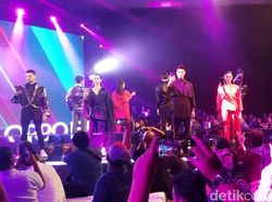 Keramaian Peluncuran Duo Oppo F7