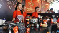 Ini booth Kecap Manis ABC yang setiap hari sajikan makanan enak dari berbagai penjuru Indonesia yang bisa dicicipi gratis. Foto: detikfood