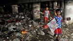 Potret Tumpukan Sampah di Kolong Tol Tanjung Priok