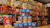 Bosan dengan sereal? Kafe ini juga menyediakan ragam Pop Tarts dengan varian unik yang sulit ditemui. Pop Tarts merupakan makanan kue yang dihangatkan di microwave atau di makan secara langsung. Foto: Cereal Hunters Cafe