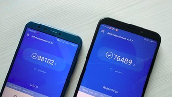 Dari benchmark AnTuTu, Honor 9 Lite unggul karena mampu mendapatkan skor 88 ribuan sedangkan Redmi 5 Plus 76 ribuan. Foto: istimewa