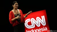 Di sesi kedua, ada Melanie Subono yang menceritakan cerita masa lalunya tentang keluarga dan perjuangan melawan kemarahan yang selama ini ada.  Foto: Hanif Hawari/ detikHOT