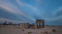 Inilah Kota Hantu Dhanushkodi, India. Letaknya seperti terperangkap di antara dua laut yang berbeda (BBC Travel)