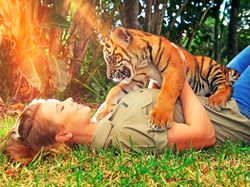 Potret Si Cantik Putri Steve Irwin Gaul dengan Hewan Liar