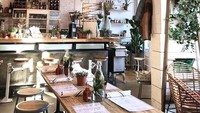 Dari instagramnya @thebutchersdaugter, banyak foto yang memperlihatkan konsep dan suasana kafe yang unik. Banyak tanaman hidup yang dijadikan hiasan kafe.  Foto: instagram @thebutchersdaugter
