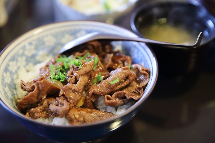 gyudon atau rice bowl gyudon atau rice bowl